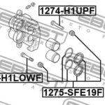 Ремкомплект суппорта тормозного переднего (на одну сторону) FEBEST
