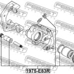 Ремкомплект суппорта тормозного заднего (на одну сторону) FEBEST