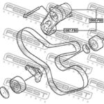 Натяжитель ремня FEBEST