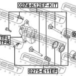 Суппорт тормозной передний правый FEBEST