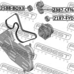 Ролик обводной FEBEST