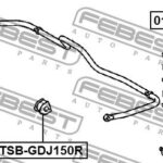 Втулка заднего стабилизатора D29.5 FEBEST