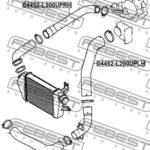 Патрубок системы охлаждения FEBEST