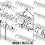 Поршень суппорта тормозного заднего ремкомплект FEBEST