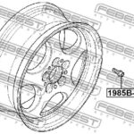 Болт колесный FEBEST