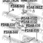 Тяга задняя поперечная FEBEST