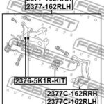 Суппорт тормозной задний правый (со скобой) FEBEST