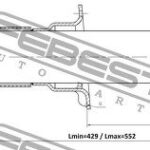 Амортизатор передний GAS.TWIN TUBE FEBEST