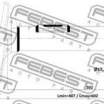 Амортизатор передний левый GAS.TWIN TUBE FEBEST