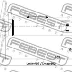 Амортизатор передний правый GAS.TWIN TUBE FEBEST