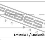 Амортизатор задний GAS.TWIN TUBE FEBEST