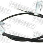 Трос ручного тормоза левый FEBEST