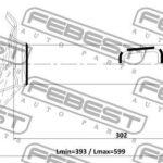 Амортизатор задний левый GAS.TWIN TUBE FEBEST