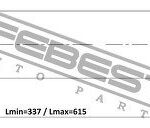 Амортизатор задний OIL MONO TUBE FEBEST