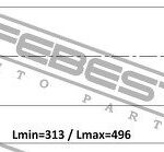 Амортизатор задний GAS.TWIN TUBE FEBEST