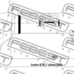 Амортизатор передний левый GAS.TWIN TUBE FEBEST