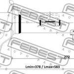 Амортизатор передний правый GAS.TWIN TUBE FEBEST