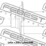 Амортизатор задний GAS.TWIN TUBE FEBEST