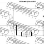 Амортизатор передний левый GAS.TWIN TUBE FEBEST