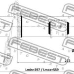 Амортизатор передний левый GAS.TWIN TUBE FEBEST