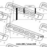 Амортизатор передний левый GAS.TWIN TUBE FEBEST