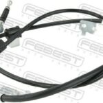 Трос ручного тормоза левый FEBEST