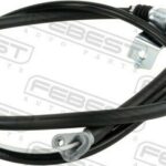 Трос ручного тормоза левый FEBEST