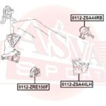 ОПОРА ДВИГАТЕЛЯ ASVA