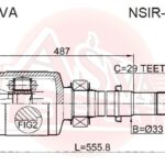 ШРУС ВНУТРЕННИЙ ПРАВЫЙ 33х33х29 ASVA