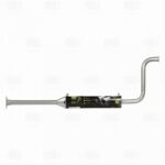 Глушитель для а/м Лада 21101 доп. (рез-р) с/о кор. с крюч. ус. фл. (алюм. сталь) (EAM 0111s) TRIALLI