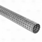 Труба прям. перф. 54х2000 (d=54х1.2, L=2000мм) (алюм. сталь) (EMPD 542000) TRIALLI