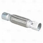 Переходник 60/60 L=350 под хомут с виброкомпенсатором 50х200 (нерж. алюм. сталь) (EPC 6060-50200) TRIALLI