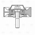 Ролик привод. ремня для а/м Skoda Fabia (08-) 1.2i (опор.) (CM 5105) TRIALLI
