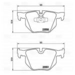 Колодки торм. для а/м BMW 3 (E90/91/92/93) (05-) диск. зад. (PF 4016) TRIALLI