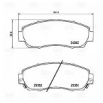 Колодки торм. для а/м Haval F7 (19-)/Honda CR-V (12-) диск. перед. (PF 4226) TRIALLI