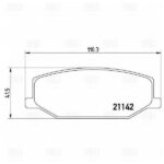 Колодки торм. для а/м Suzuki Jimny (98-) диск. перед. (PF 4331) TRIALLI