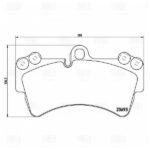 Колодки торм. для а/м Audi Q7 (06-) диск. перед. (PF 4381) TRIALLI