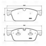 Колодки торм. для а/м Mercedes ML (W166) (11-) диск. перед. 193x72 (PF 4290) TRIALLI