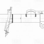 Амортизатор для а/м Geely Atlas (18-) 1.8i/2.4i (стойка) перед. прав. (AG 30356) TRIALLI