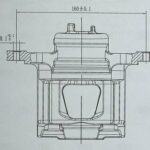 Суппорт торм. для а/м Chevrolet Aveo T200 (02-)/T250 (06-)/T255 (08-) перед. R d=52мм (CF 052106) TRIALLI