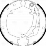 Колодки торм. для а/м Kia Sportage II (04-)/Hyundai Tucson (04-) бараб. ст. торм. 190x40 (GF TRIALLI