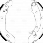 Колодки торм. для а/м Mercedes A (W168) (97-) барабан. 180x42 (GF 4408) TRIALLI