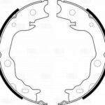 Колодки торм. для а/м Toyota Camry (11-)/Lexus ES (12-) барабан. ст. торм. 173x34 (GF 4415) TRIALLI