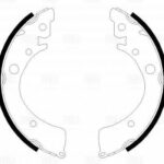 Колодки торм. для а/м Honda Civic VI (95-)/VII (00-)/HRV (99-) барабан. 200x36 (GF 4453) TRIALLI