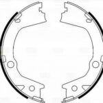 Колодки торм. для а/м SsangYong New Actyon/Korando C (10-) барабан. ст. торм. 170x26 (GF 4658 TRIALLI