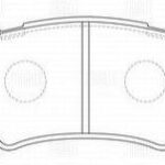 Колодки торм. для а/м Chery M11 (10-) диск. перед. (PF 2711) TRIALLI