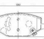 Колодки торм. для а/м Geely Coolray (20-) диск. перед. (PF 4129) TRIALLI