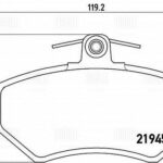 Колодки торм. для а/м VW Golf III (91-)/Polo (94-)/Vento (92-) диск. перед. т/с TRW (PF 4376) TRIALLI