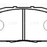Колодки тормозные дисковые CTR