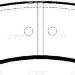 Колодки тормозные дисковые CTR